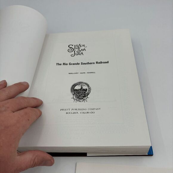 Silver San Juan, The Rio Grande Southern by Mallory Hope Ferrell Hardback 1st Ed - Picture 3 of 11